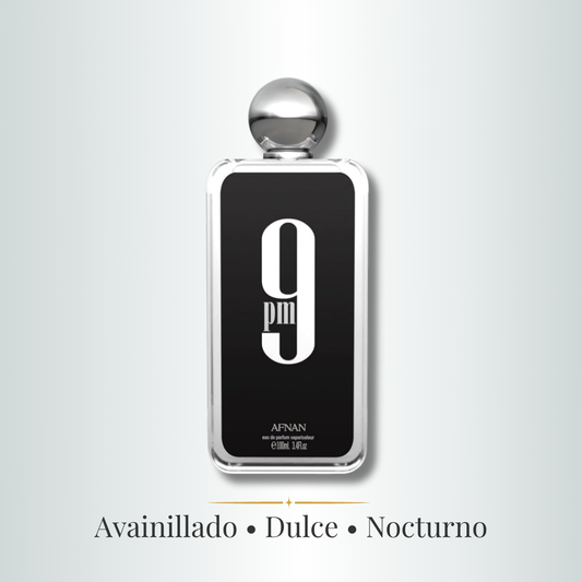 Perfume Hombre 9 PM Aroma Dulce Nocturno Intenso y Seductor