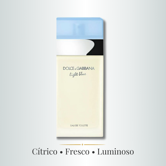 Perfume Mujer Light Blue Aroma Fresco Cítrico Uso Diario Elegante
