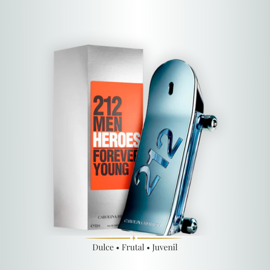 Perfume Hombre 212 Heroes Aroma Dulce Juvenil
