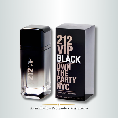 Perfume Hombre 212 VIP Black Aroma Dulce Nocturno