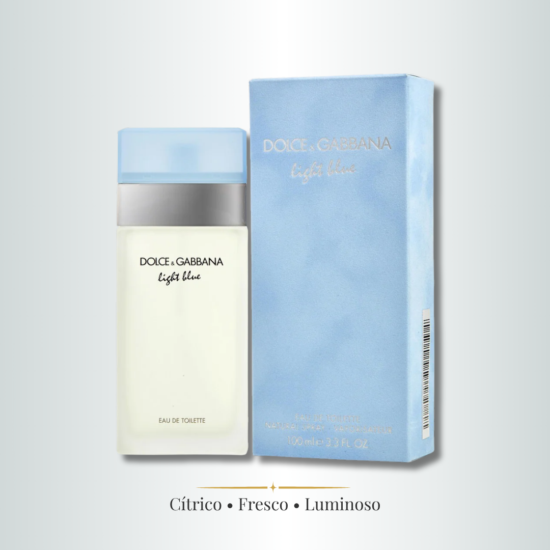Perfume Mujer Light Blue Aroma Fresco Cítrico Uso Diario Elegante