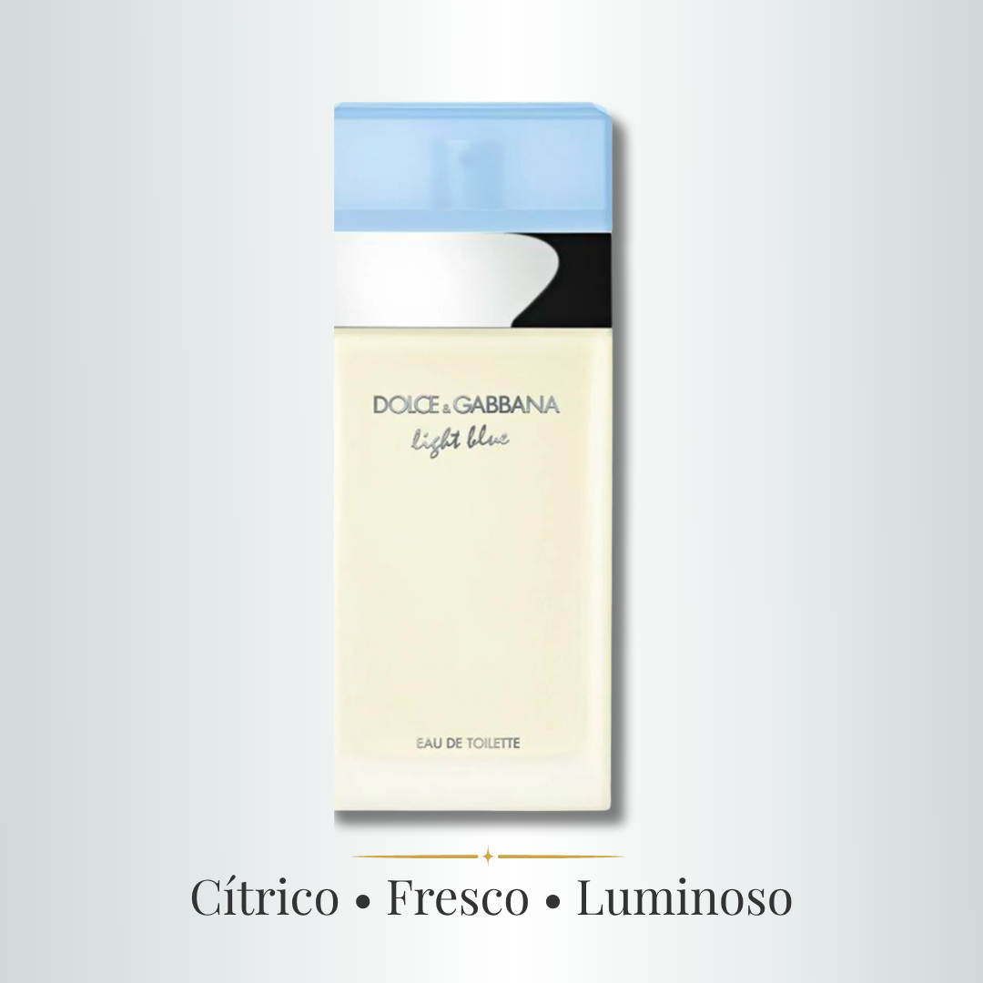 Perfume Mujer Light Blue Aroma Fresco Cítrico Uso Diario Elegante