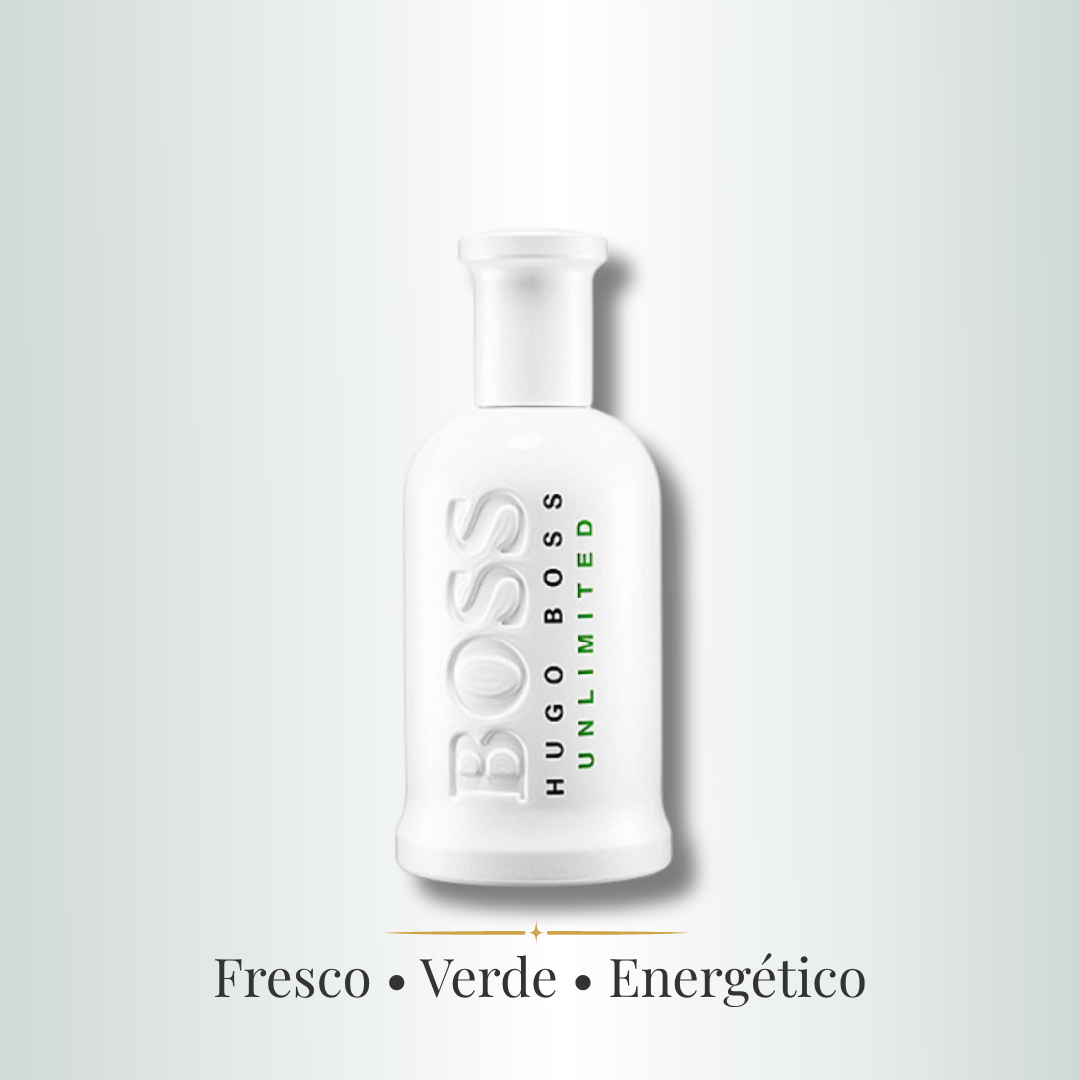 Perfume Hombre Boss Unlimited Aroma Fresco Energético y Deportivo