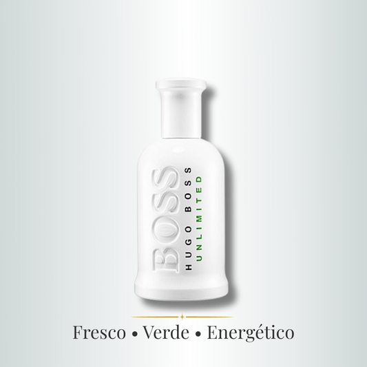 Perfume Hombre Boss Unlimited Aroma Fresco Energético y Deportivo