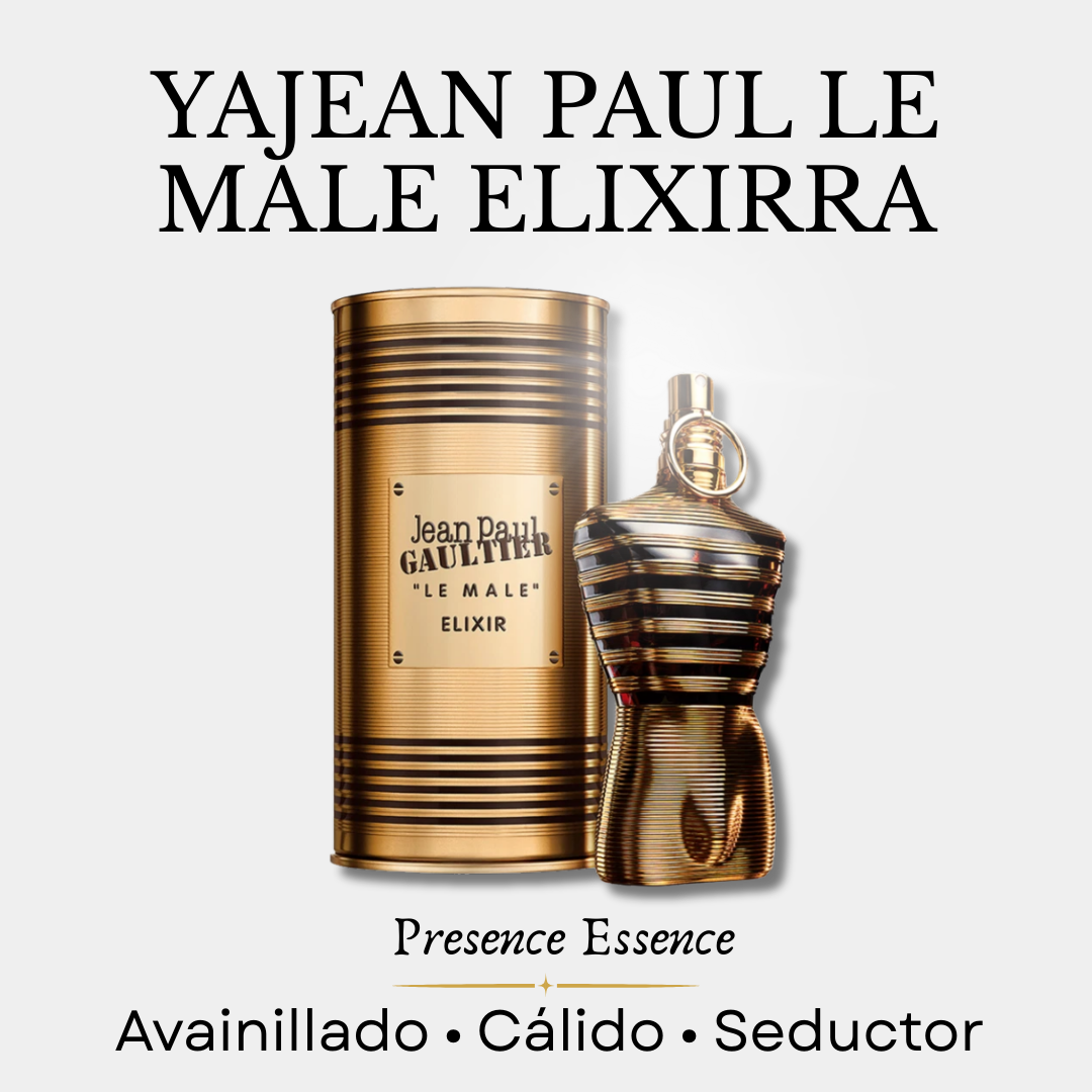 Perfume Hombre Le Male Elixir Aroma Dulce Intenso Tipo  Elegante